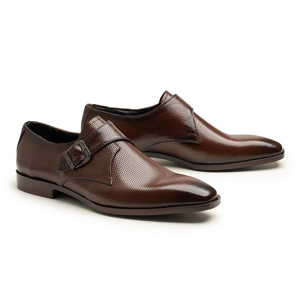 Classic Brown Monk Strap | Premium Leather