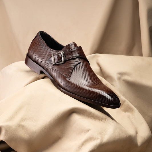 Classic Brown Monk Strap | Premium Leather